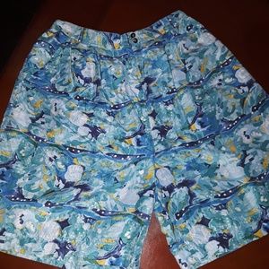 Multi color beachwear Designer Short